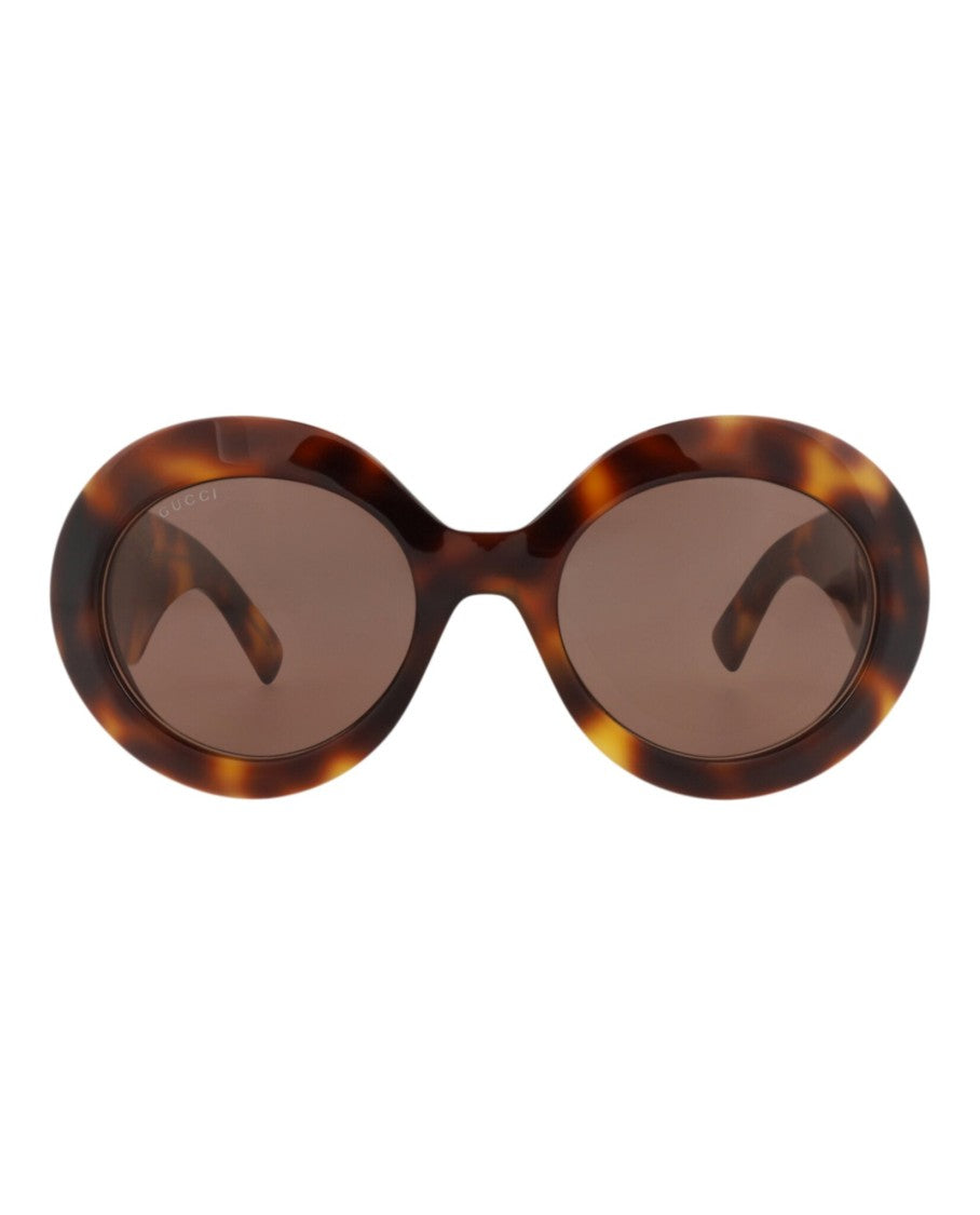 Gucci Round-Frame Recycled Acetate Sunglasses