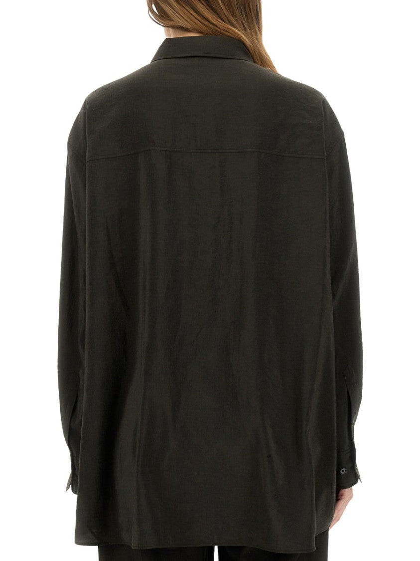 Lemaire Long Shirt With Tie