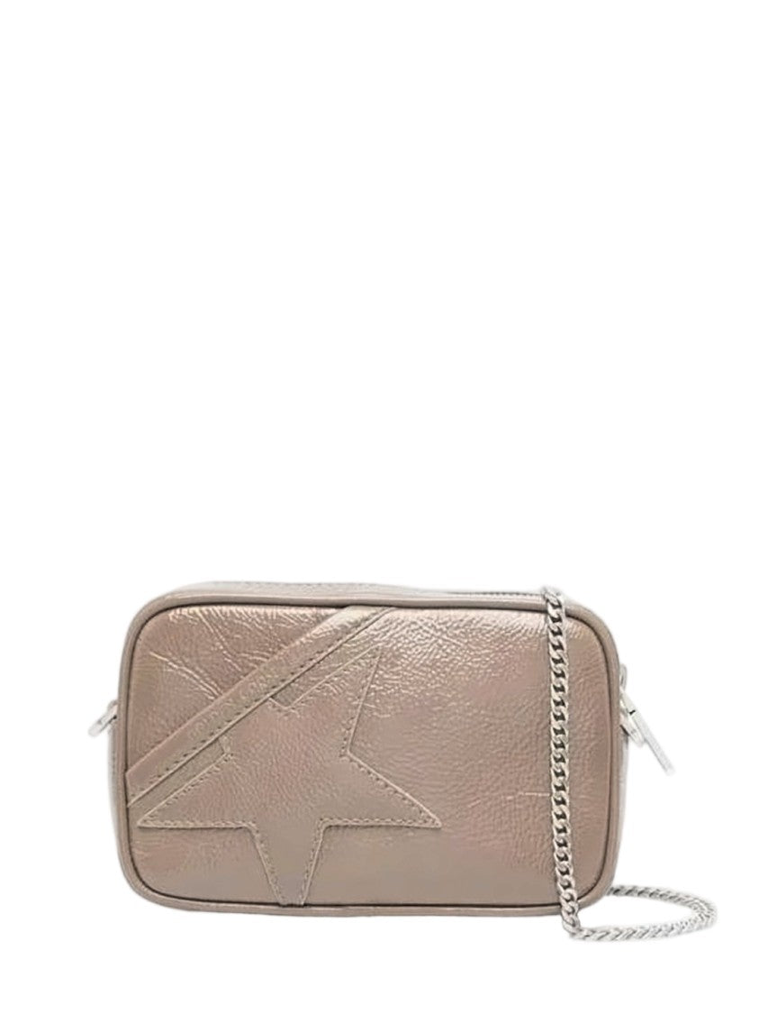 Golden Goose Textured Calf Leather Mini Star Crossbody Bag
