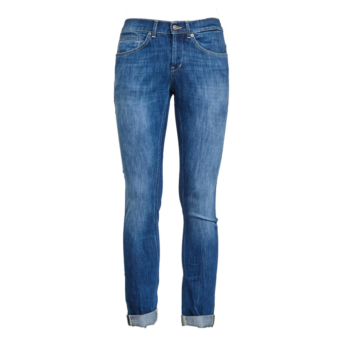 Dondup Skinny Fit Denim Jeans With Logo Detail