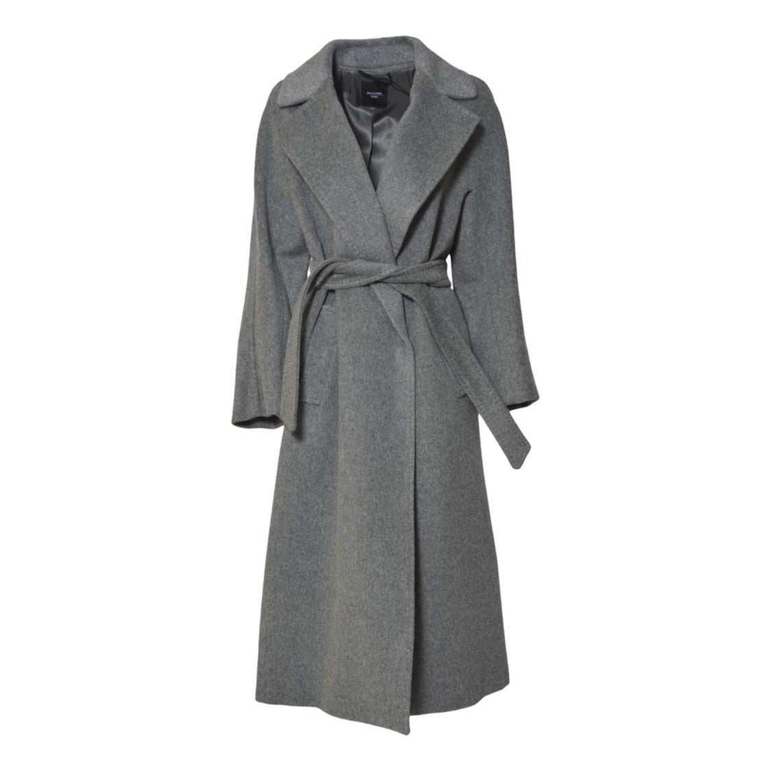 Max Mara Tailored Long Coat With Self-Tie Belt