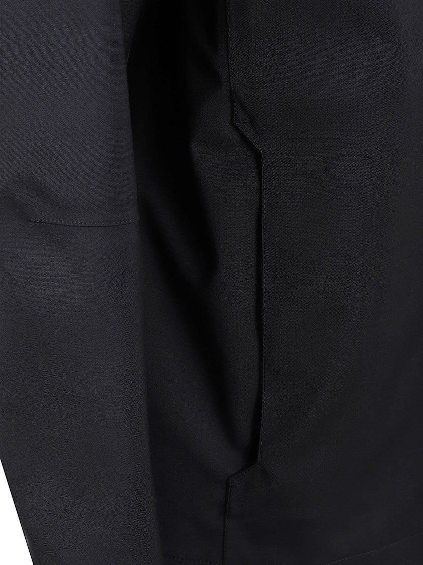 Herno Tailored Blue Coat With Zip Front