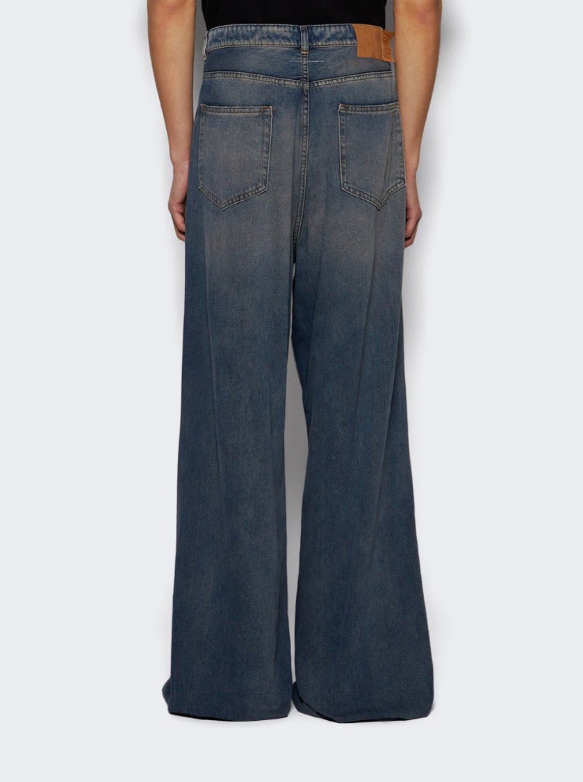 Mm6 By Maison Margiela 5 Pocket Jeans Grey Blue