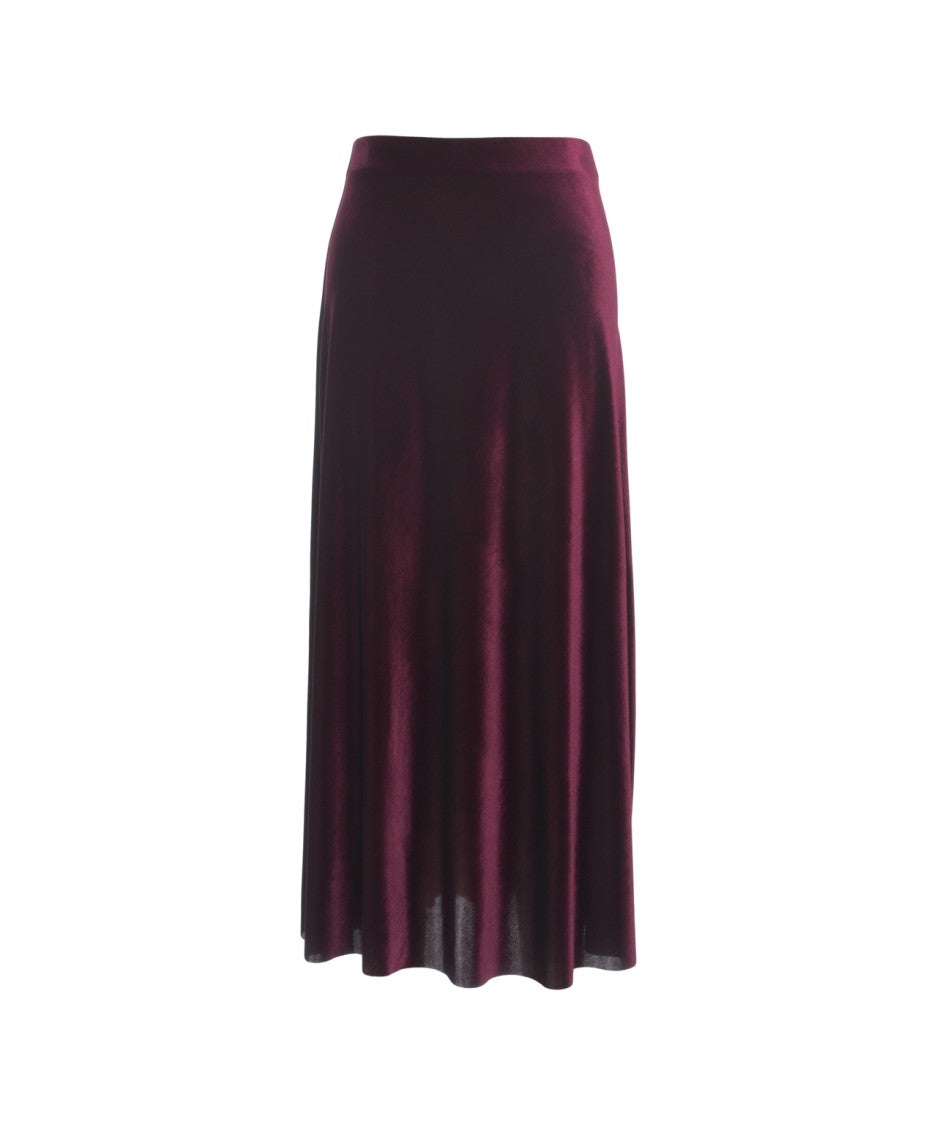 Gender Ankle-Length Maxi Skirt In Soft Shimmering Fabric