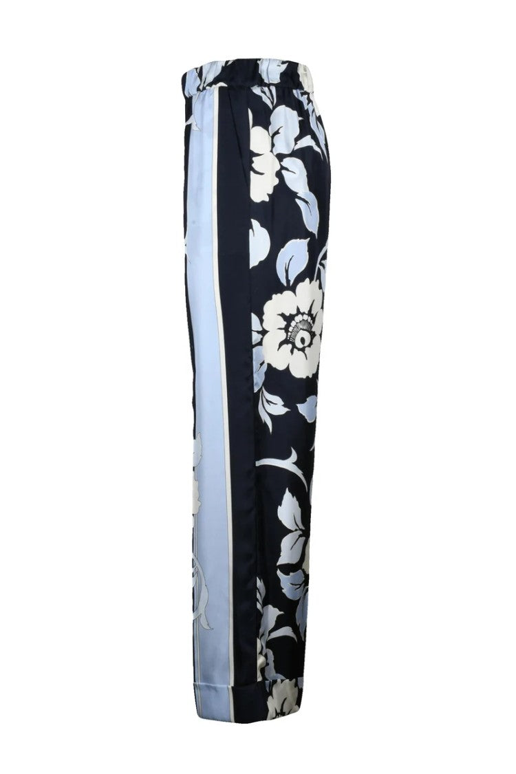 P.A.R.O.S.H. Silk Trousers - Blue