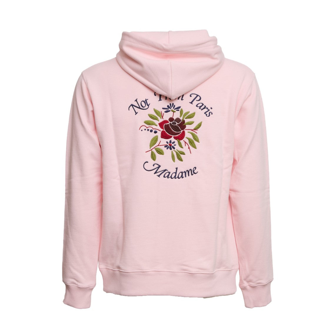 Drôle De Monsieur Slogan Rose Printed French Hoodie