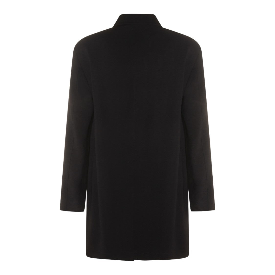 Montecore Black Coat With High Collar