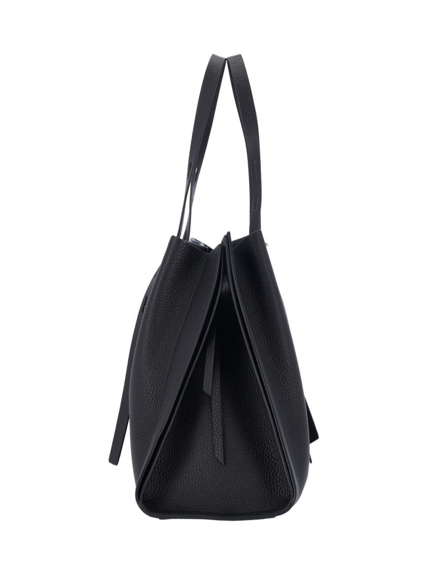 Minobossi Structured Black Minimalist Bag