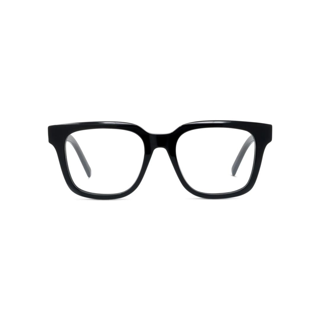 Givenchy Bold Rectangular Frame Sunglasses With Glossy Finish