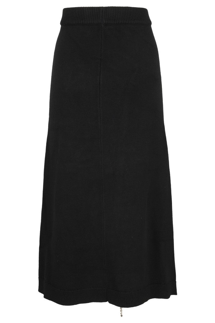 Dodo Bar Or Feddie Wool Skirt With Ribbed Waistband