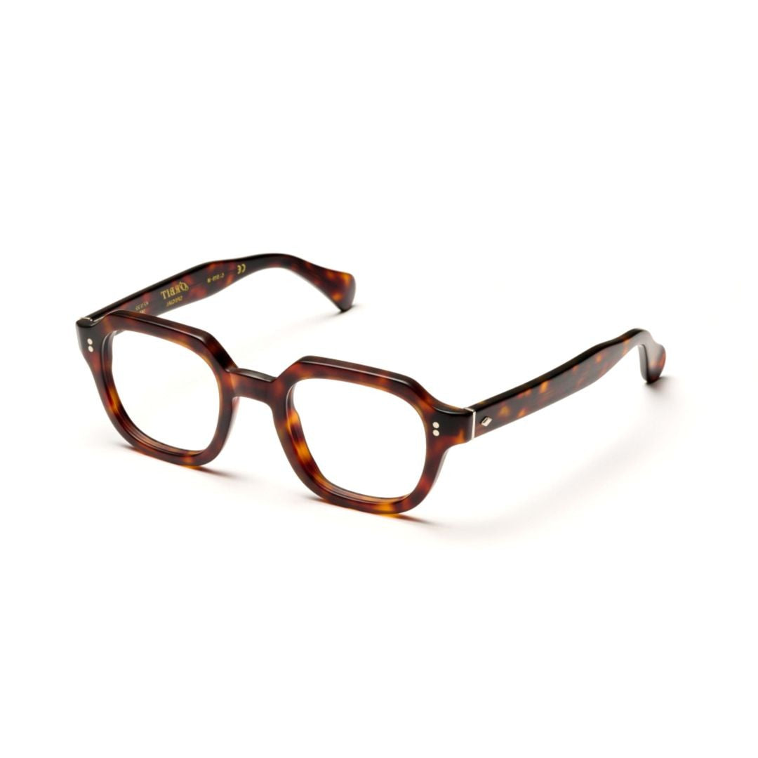 Kador Orbit Special-V Bold Geometric Tortoiseshell Frame Eyeglasses