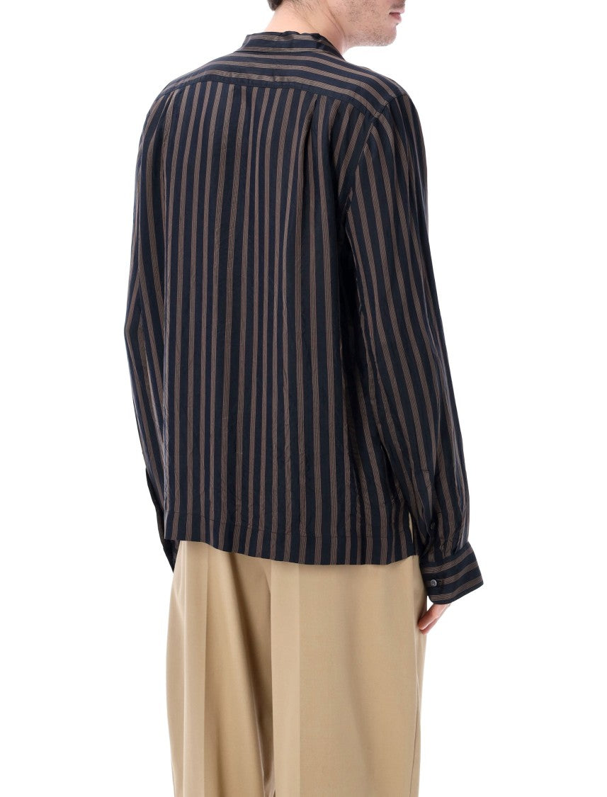 Dries Van Noten Striped Cupro Shirt