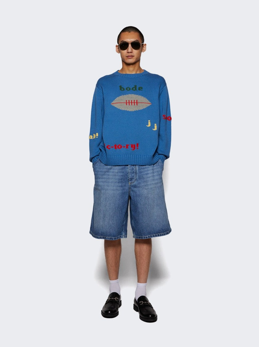 Bode Spirit Sweater - Blue