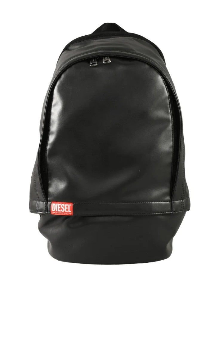 Diesel Polyurethane/Polyester Backpack - Black