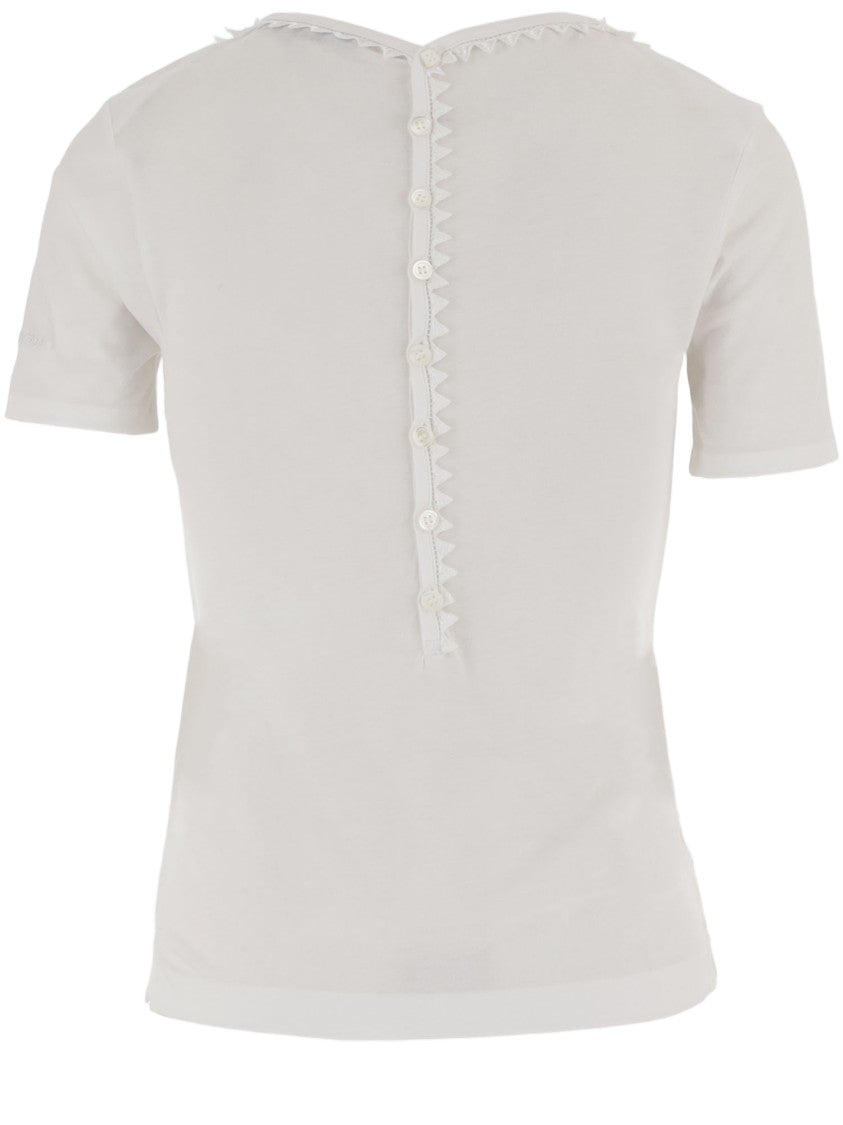 Jacquemus Cotton Top With Back Button Placket