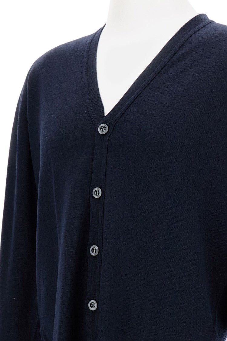 John Smedley Blue Midnight Cardigan
