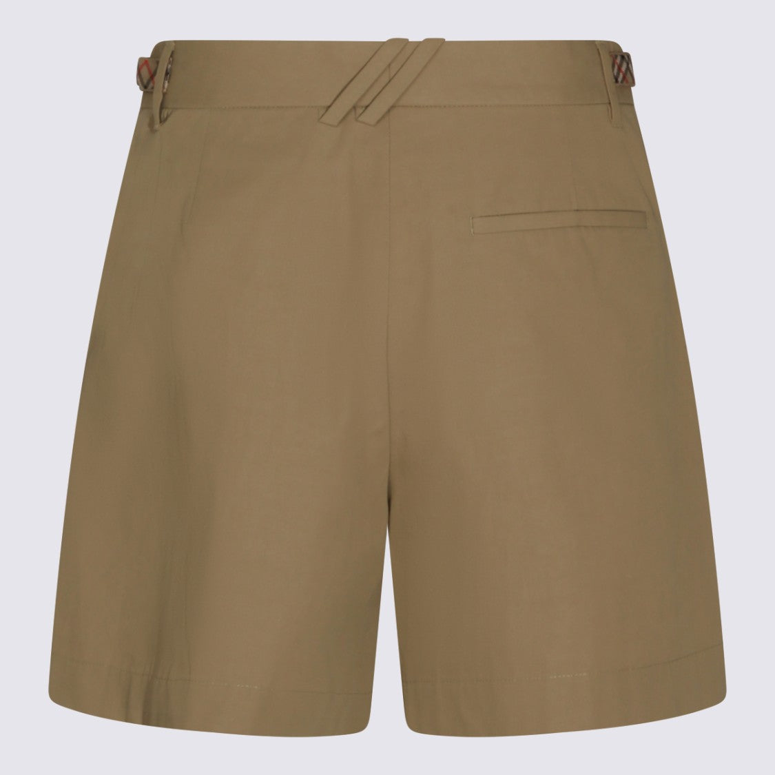 Burberry Tailored Brown Shorts With Classic Straight Cut