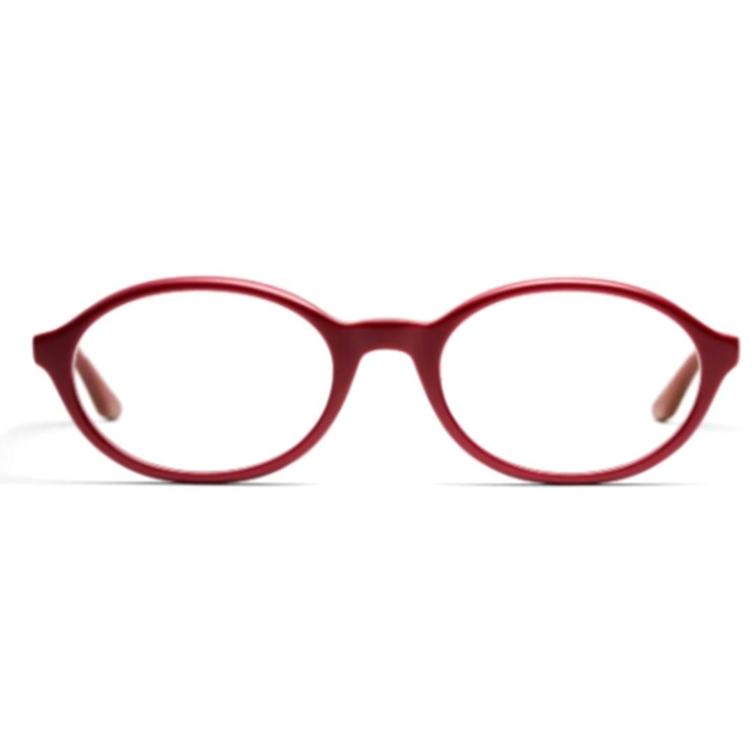 Peter And May It's A Girl Oval Frame Bordeaux Acetate Eyeglasses