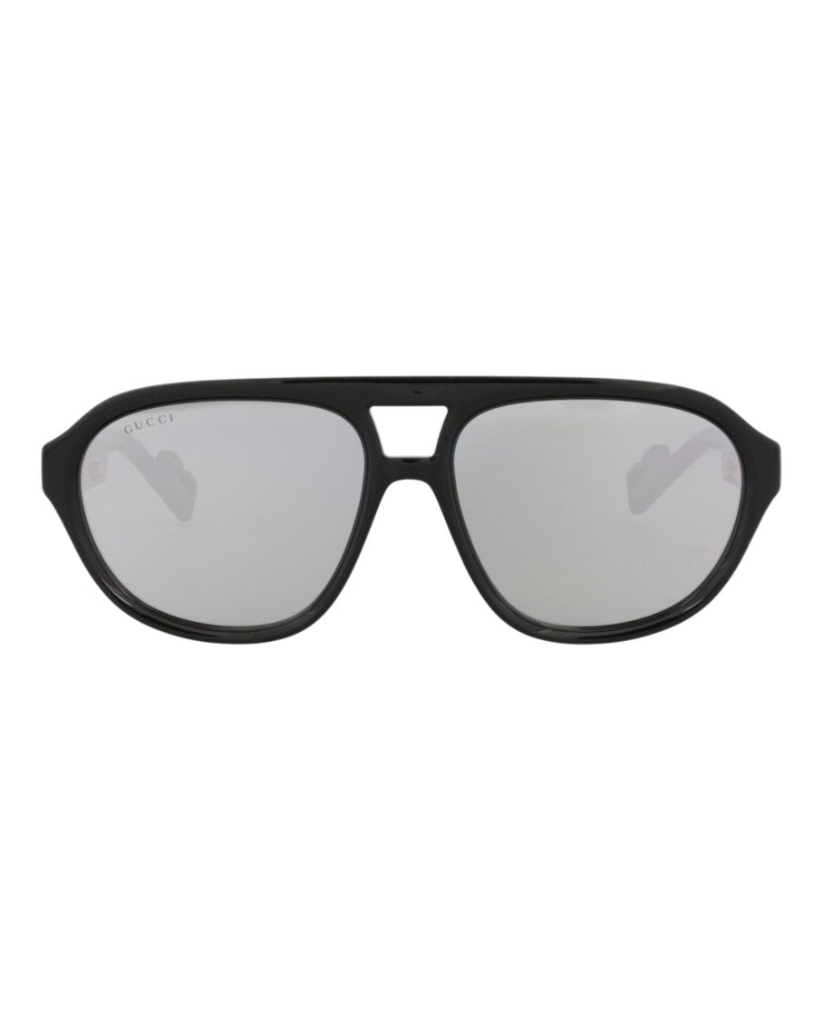 Gucci Aviator-Frame Injection Sunglasses