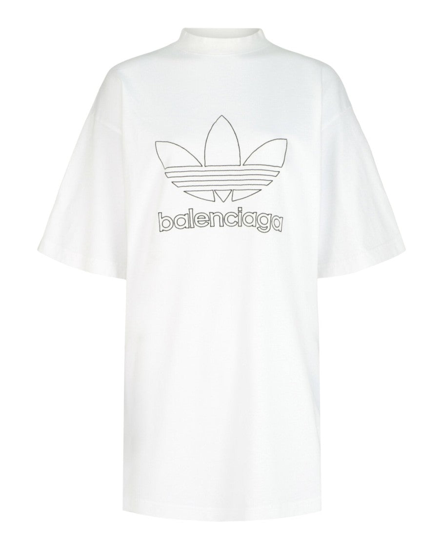 Balenciaga Oversized Cotton T-Shirt With Iconic Logo Collaboration