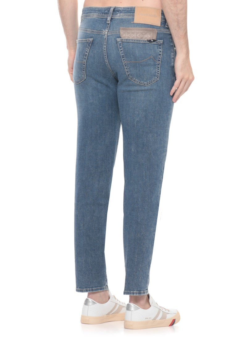 Jacob Cohen Blue Scott Cotton Jeans