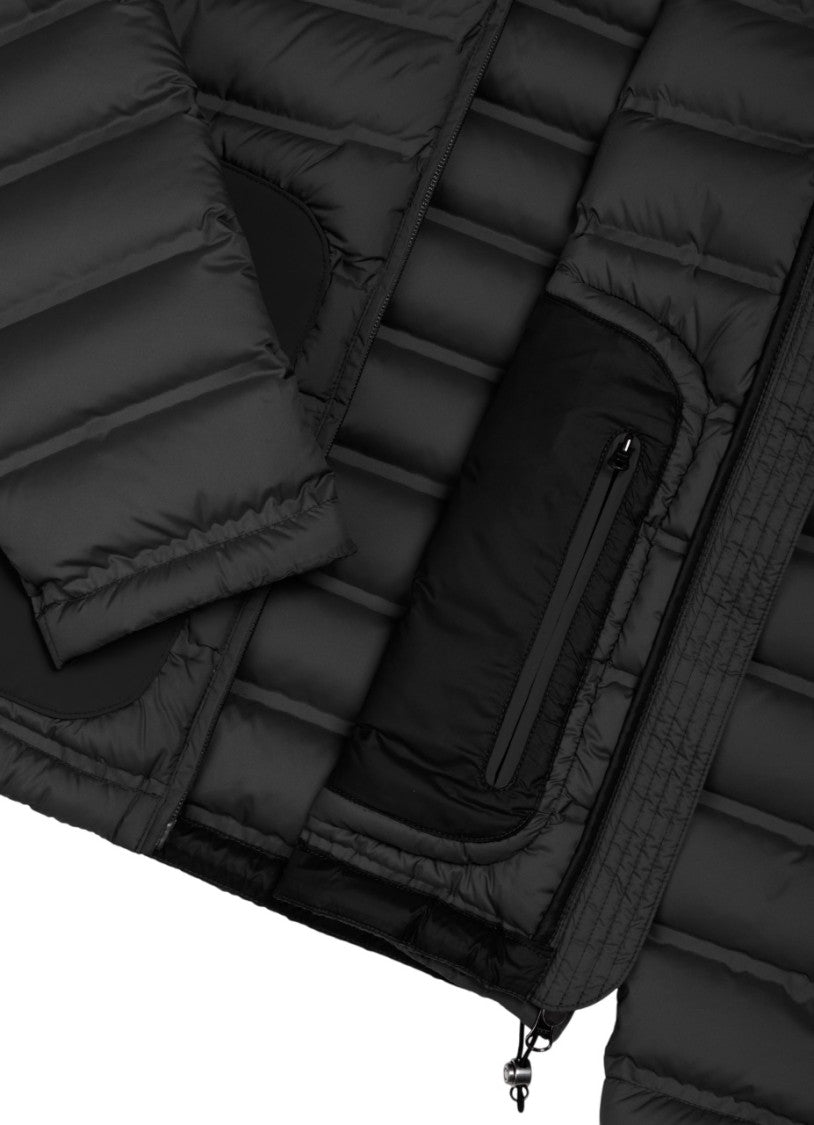 Colmar Black Quilted Hooded Down Jacket