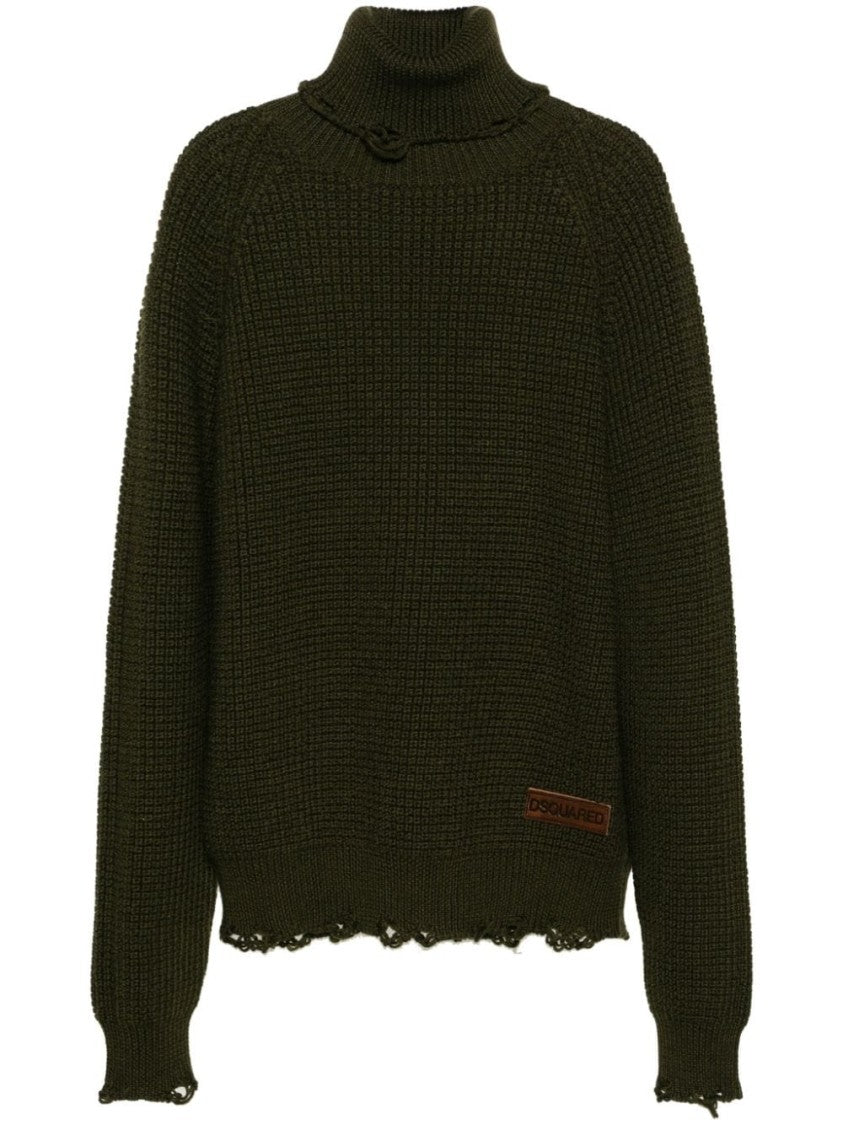 Dsquared2 Roll-Neck Wool Jumper