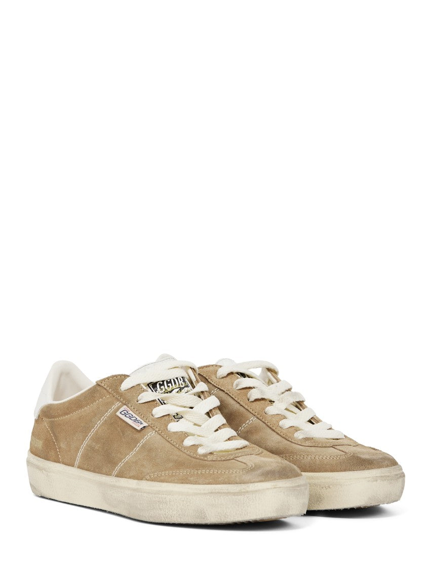 Golden Goose Suede And Leather Sneakers With Textured Detailing