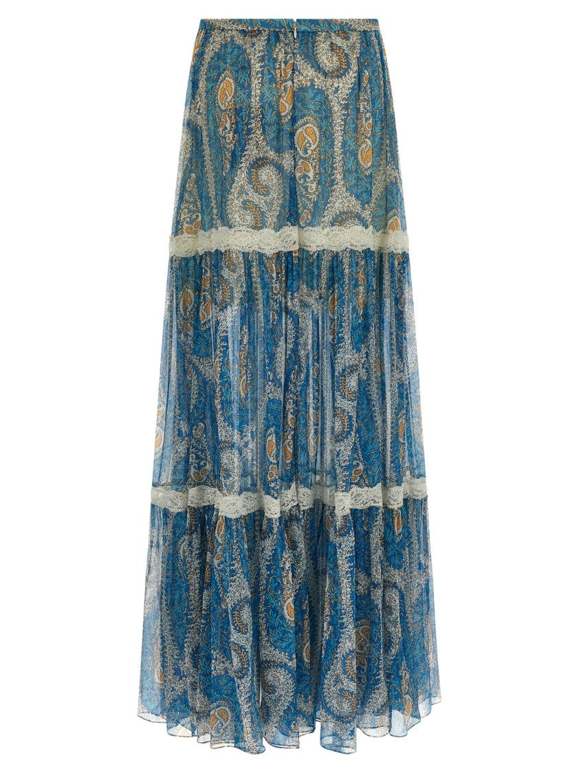 Etro Lace Insert Skirt