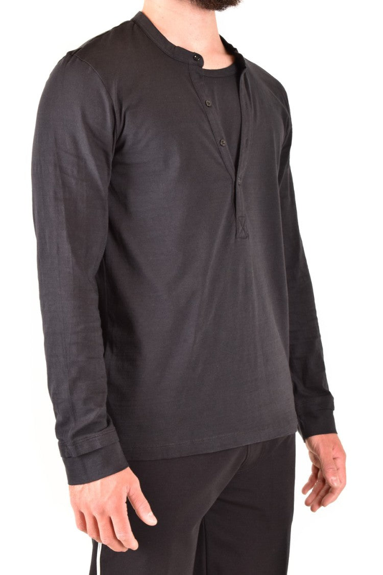 Neil Barrett Long-Sleeve Black Cotton Shirt