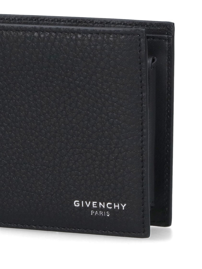 Givenchy Textured Leather Wallet With Coin Pocket