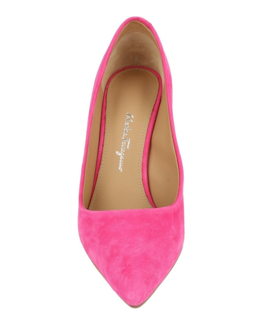 Ferragamo Ilary X5 Suede Pumps