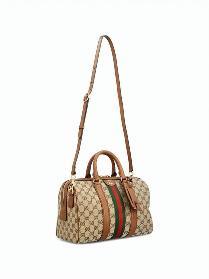 Gucci Gucci Medium Boston Bag In Classic Monogram Canvas