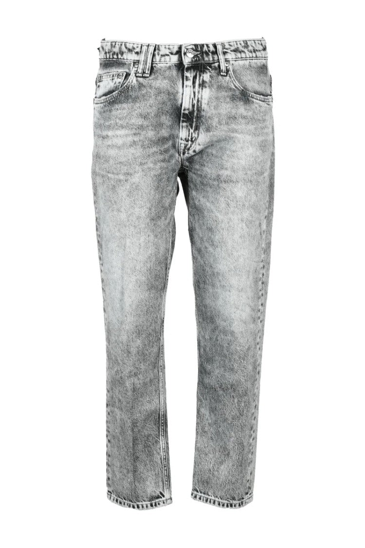 Cycle Grey Paper And Cotton Jeans