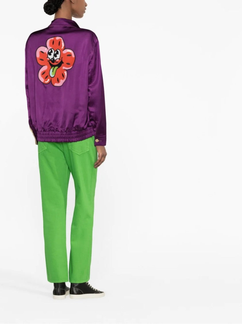 Kenzo Reversible Jacket With Striking Floral Boke Pattern
