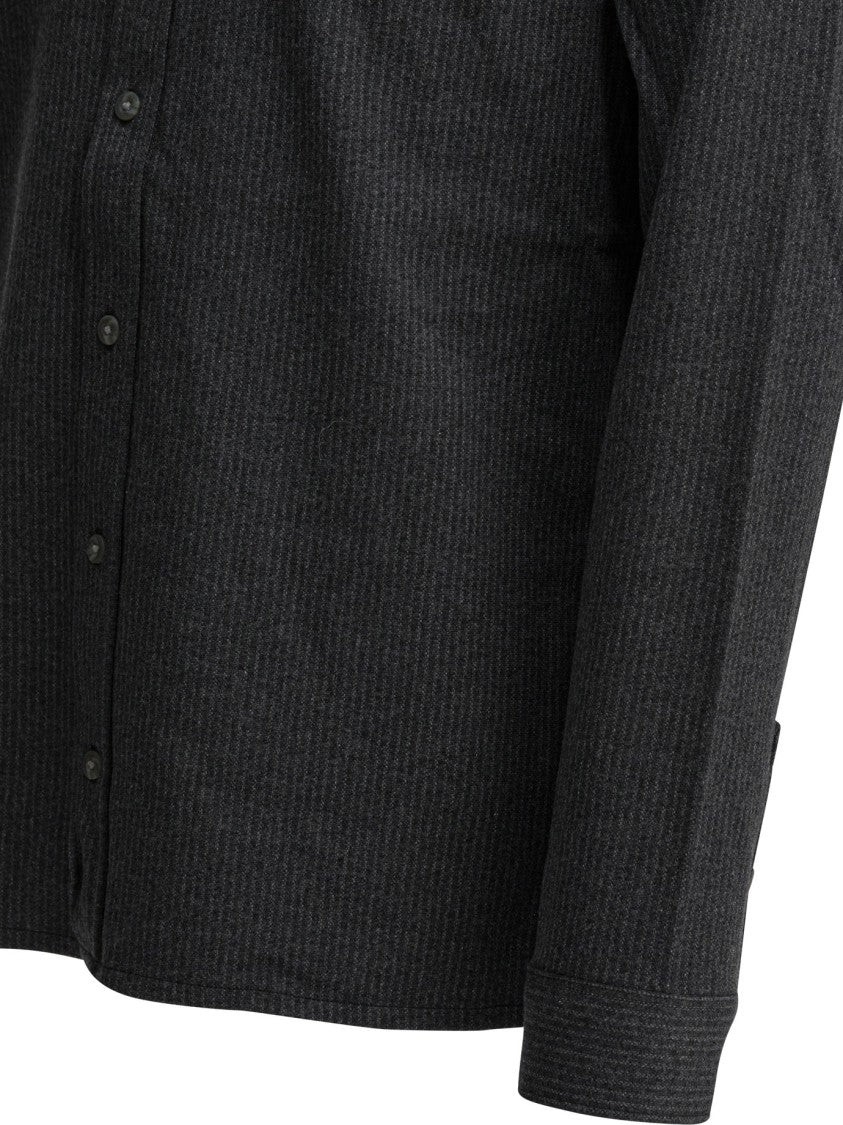 Vince Classic Striped Shirt With Buttoned Cuffs