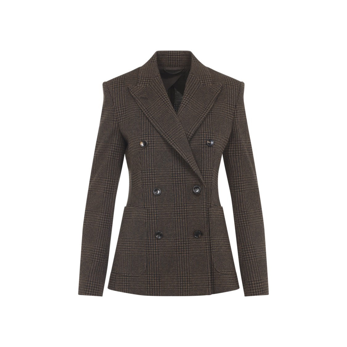 Max Mara Zulma Brown Cotton And Wool Jacket