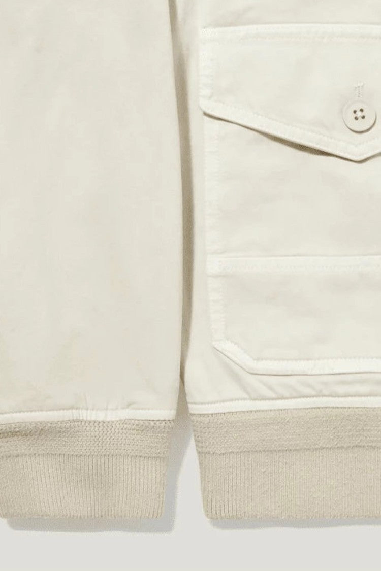 Belstaff Beige Nylon Zip-Up Bomber Jacket