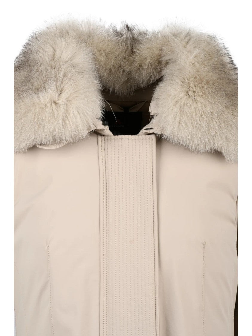Peuterey Beige Polyamide Desmot Kl Parka