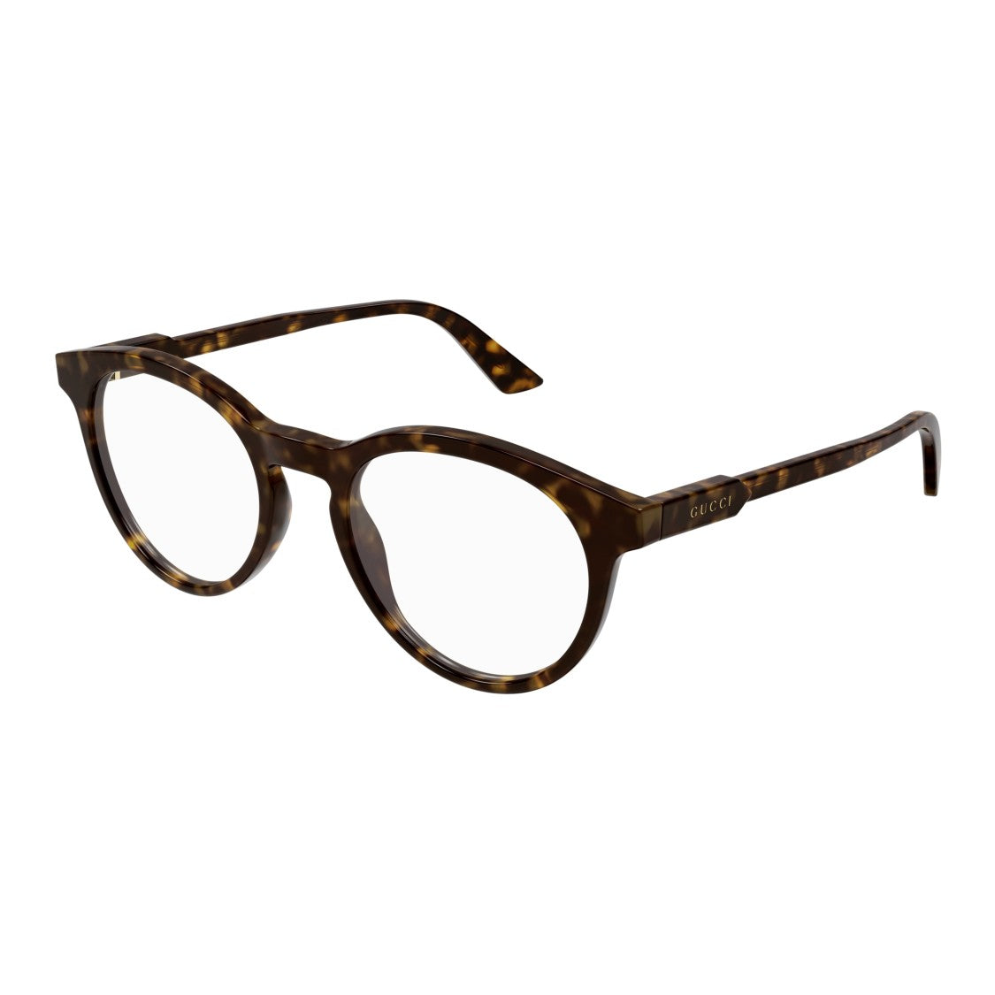 Gucci Gg1822o Round Tortoiseshell Pattern Eyeglasses Crafted