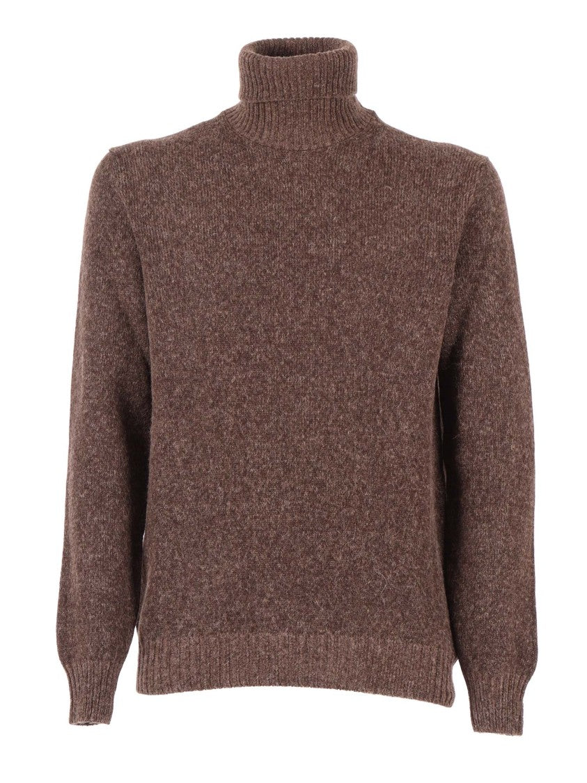 Sette Fili Cashmere Finely Knit Turtleneck Sweater With Soft Texture