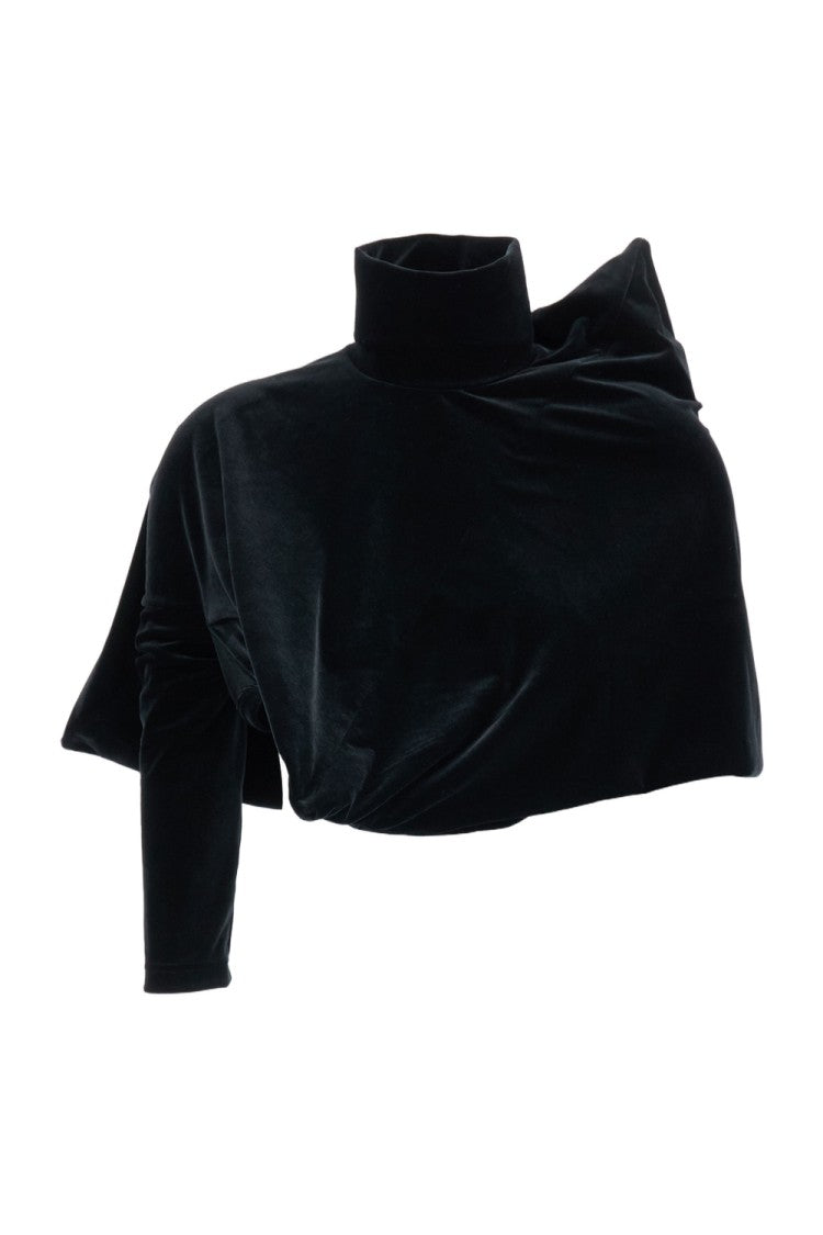 Junya Watanabe Asymmetric Structured Top With High Neckline