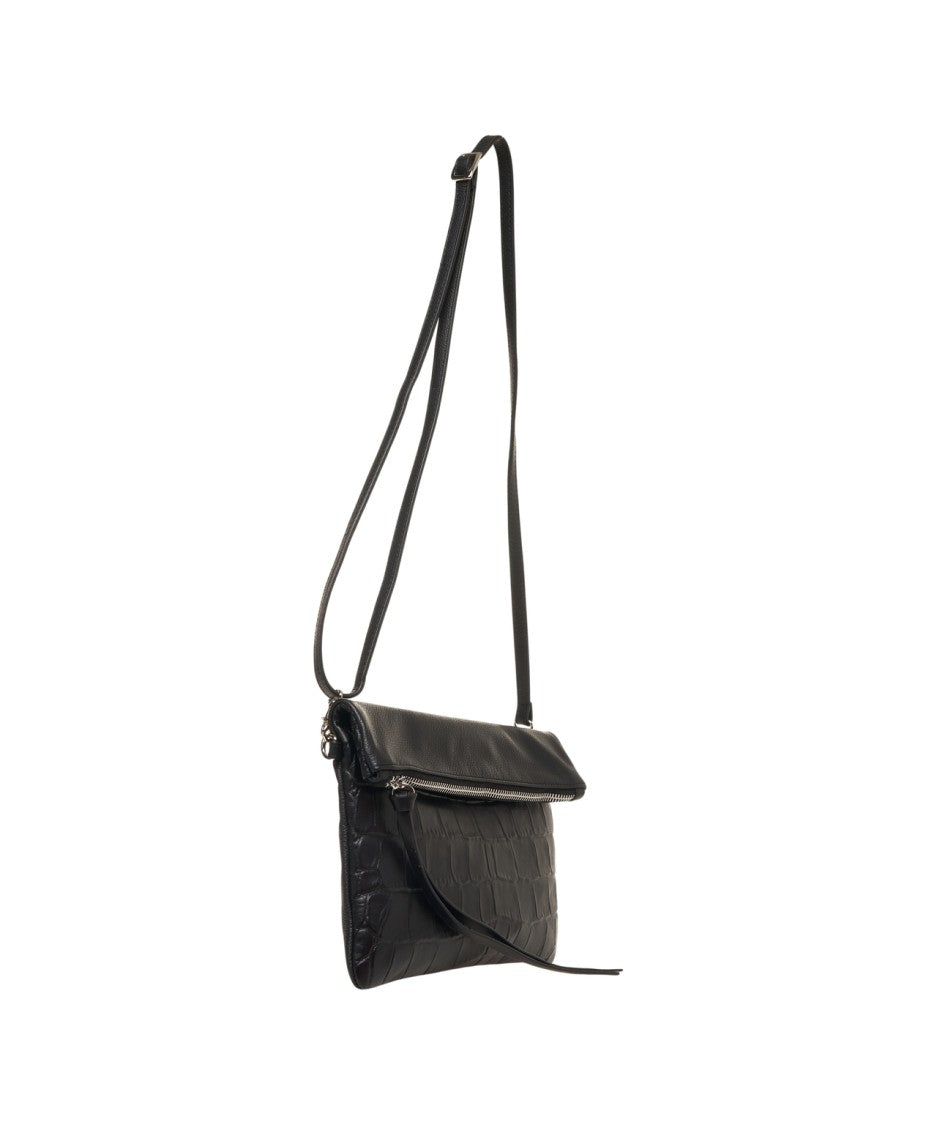 Profanter Mel' Croco-Effect Shoulder Bag