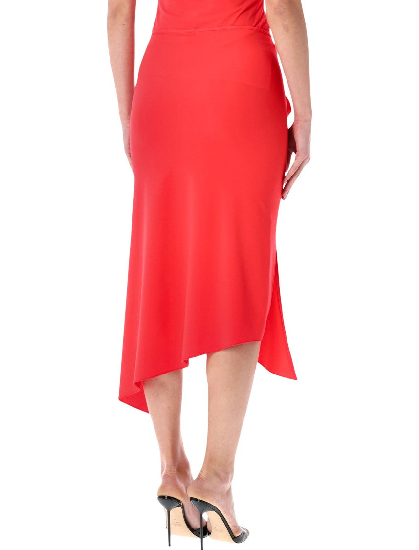 Coperni Flower Asymmetrical Technical Technical Skirt