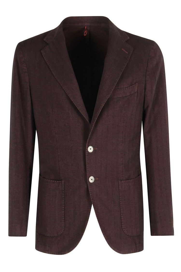 Santaniello Bordeaux Soft Touch Resca Cotton Jacket