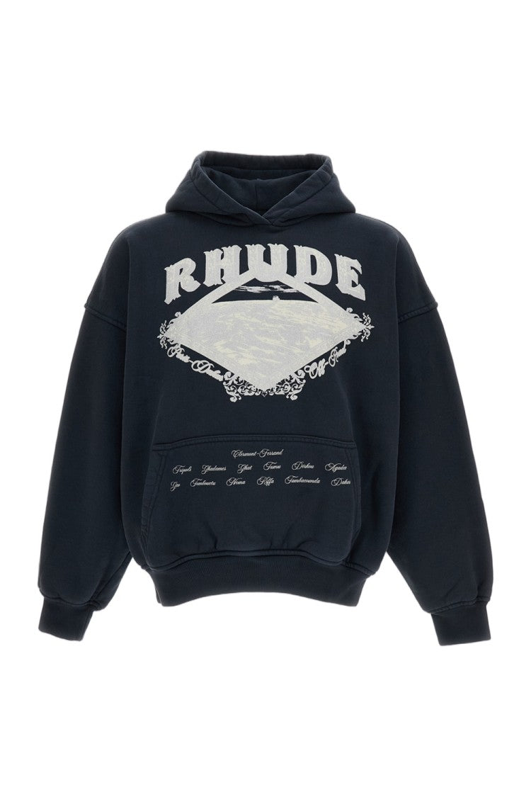 Rhude Dakar Convoy Print Hooded Sweatshirt