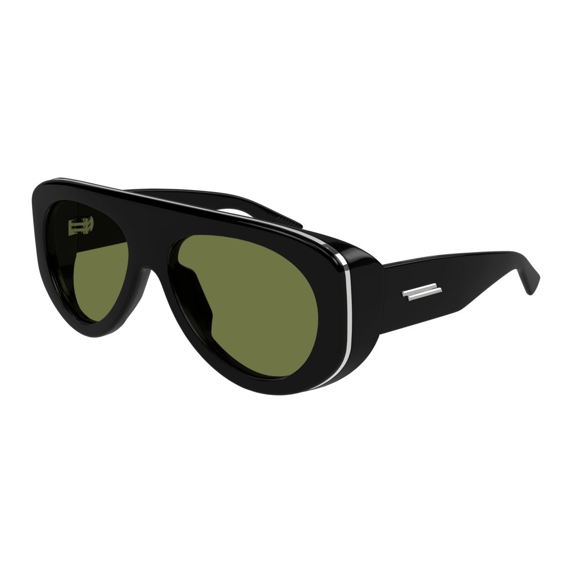 Bottega Veneta Bv1362s Oversized Black Sunglasses
