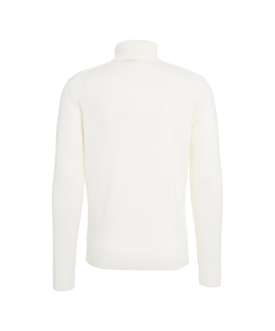 Kangra High-Collar Knit Sweater In Wool