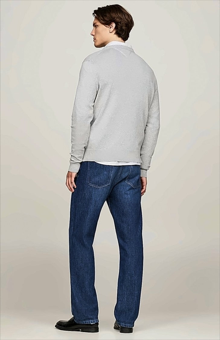 Tommy Hilfiger Pima Cotton And Cashmere V-Neck Sweater