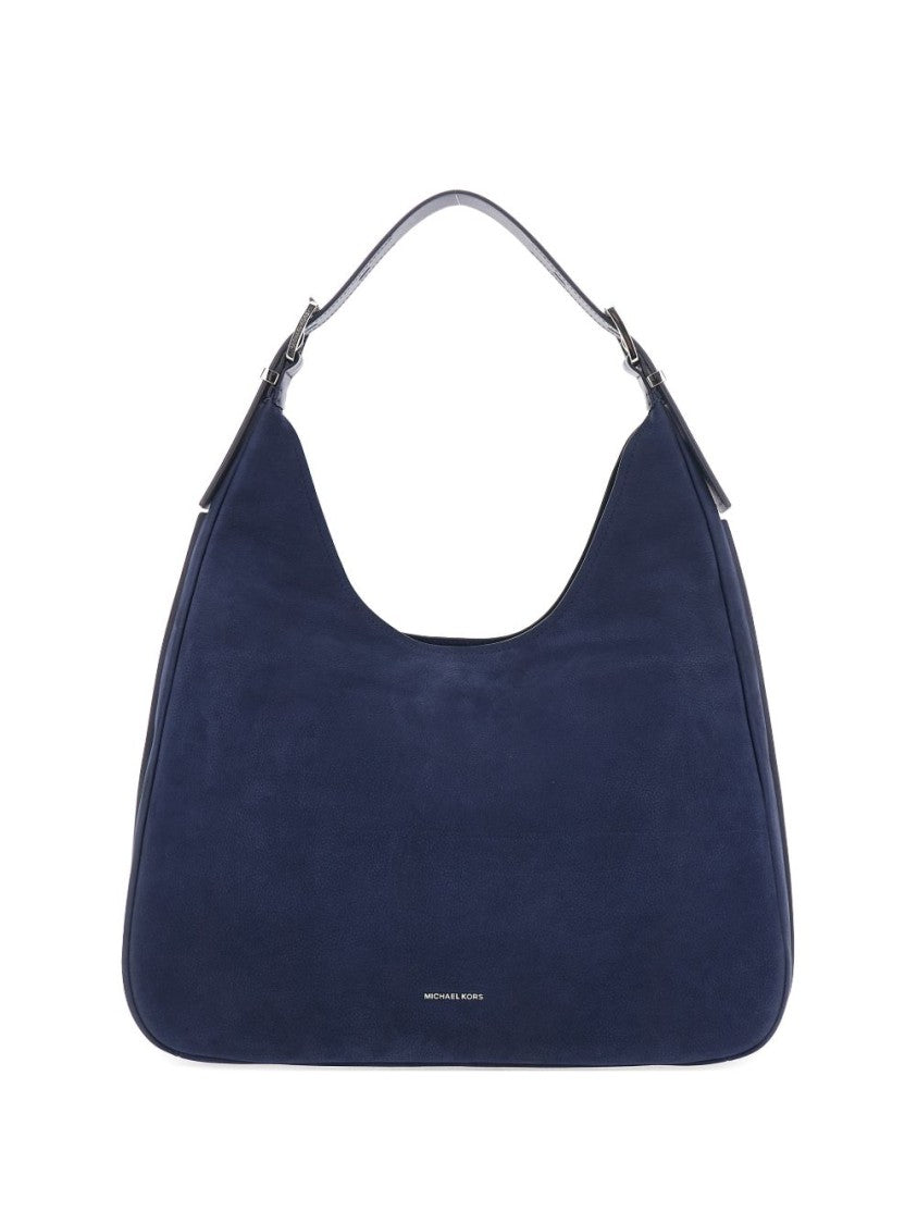 Michael Kors Refined Blue Calf Leather Shoulder Bag